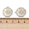 304 Stainless Steel Rhinestone Pendants STAS-L290-68GP-3