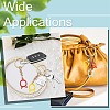 30Pcs 6 Colors Zinc Alloy Spring Gate Rings KEYC-CJ0001-17-7