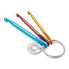 Aluminum Crochet Hooks Keychain KEYC-JKC01013-05-4