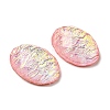 Transparent Epoxy Resin Cabochons CRES-A053-15-3