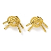 304 Stainless Steel Knot Stud Earrings for Women EJEW-K244-04G-2