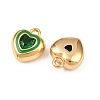 304 Stainless Steel Enamel Pendants STAS-C158-15G-02-2