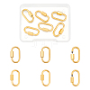 6Pcs 2 Colors 304 Stainless Steel Screw Carabiner Lock Charms FIND-UN0003-51A-1