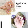 Fashewelry 10 Sheets 10 Patterns 5D Nail Art Stickers Anaglyph Decals MRMJ-FW0001-03-12