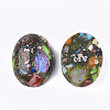 Synthetic Gold Line Regalite/Imperial Jasper/Sea Sediment Jasper Cabochons G-S329-079D-2