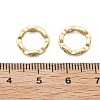 Brass Micro Pave Clear Cubic Zirconia Bead Frame KK-H495-03KCG-2