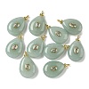 Dyed Natural White Jade Pendants G-H328-01G-B04-1