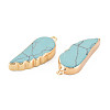 Synthetic Turquoise Pendants G-N326-127-A01-3