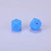Hexagonal Silicone Beads SI-JX0020A-15-1