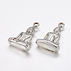 Tibetan Style Alloy Pendants X-TIBEP-A123044-AS-LF-2