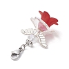 Angel Acrylic Angel Pendant Decorations HJEW-TA00206-5