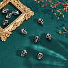 10Pcs 304 Stainless Steel European Beads STAS-ME0002-88-4