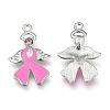 October Breast Cancer Pink Awareness Ribbon LS-ENAM-D001-2-1