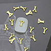 Alloy 26 Letter Shapes Nail Art Decoration MRMJ-WH0114-001-25-1