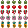 25Pcs 5 Styles Handmade Porcelain Beads PORC-PA0001-52-1