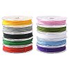 10 Rolls 10 Colors Nylon Braided Cord NWIR-FS0001-03-1