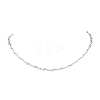 304 Stainless Steel Wave Link Chain Necklaces NJEW-JN05164-02-2