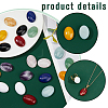 20Pcs 10 Styles Natural & Synthetic Mixed Gemstone Cabochons G-FH0002-56-4