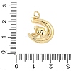 Brass Micro Pave Cubic Zirconia Pendants KK-D357-05B-G-3