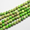 Natural Imperial Jasper Beads Strands G-I122-6mm-01-1