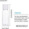Transparent Flip Cap Round Shoulder Plastic Bottle MRMJ-BC0001-56-2