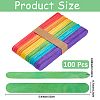 2 Sets Wood Craft Sticks DIY-CP0012-29-2