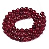 Natural White Jade Bead Strands G-R346-6mm-02-01-2