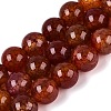 Dyed Natural Agate Beads Strands G-Q606-45A-05-2