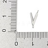 304 Stainless Steel Letter Connector Charms LS-STAS-M108-01P-22-3