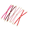 5Pcs 5 Colors Polyester Cord Bracelet Making MAK-TA0001-40-2