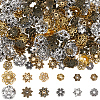 360Pcs 12 Styles Tibetan Style Alloy Bead Caps TIBE-SC0002-37-1