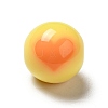 Two Tone Opaque Acrylic Beads SACR-K003-03A-1