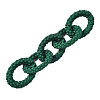 Spray Painted CCB Plastic Linking Rings CCB-Q091-011B-4
