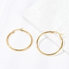 201 Stainless Steel Hoop Earrings EJEW-I245-20F-3