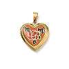 304 Stainless Steel Locket Pendants STAS-H255-02G-02-1