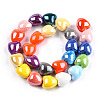 Handmade Porcelain Bead Strands X-PORC-N007-25-2