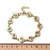 12 Constellations 304 Stainless Steel Link Chain Bracelets BJEW-I239-01G-01-5