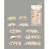 20Pcs 10 Styles Flower PET Stickers PW-WG670F7-02-1