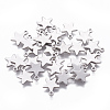 304 Stainless Steel Charms X-STAS-L234-069P-1