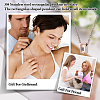 304 Stainless Steel with Clear Glass Rectangle Pendant Urn Ashes Necklaces for Women Men NJEW-WH0013-83RG-5