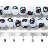 Printing Glass Beads for Necklaces Bracelets Making GLAA-B020-02A-09-5