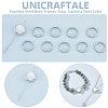 10Pcs 201 Stainless Steel Bead Frames STAS-UN0058-88-4
