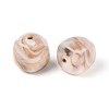 Opaque Acrylic Beads OACR-ZX006-33P-2