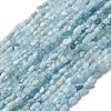 Natural Aquamarine Beads Strands G-I389-A17-2