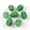 Oval Imitation Gemstone Acrylic Beads X-OACR-R052-08-1