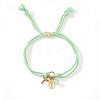 Brass Charm Bracelets TC3588-1-1