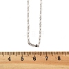 Brass Dapped Chains Necklaces for Women NJEW-D302-23P-5