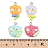 Opaque Resin Pendants RE-CBA5D24-01-3