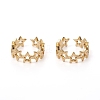 Adjustable Brass Cuff Rings X-RJEW-G105-03G-2