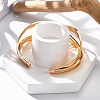 Brass Cuff Bangles for Women BJEW-F482-09G-3